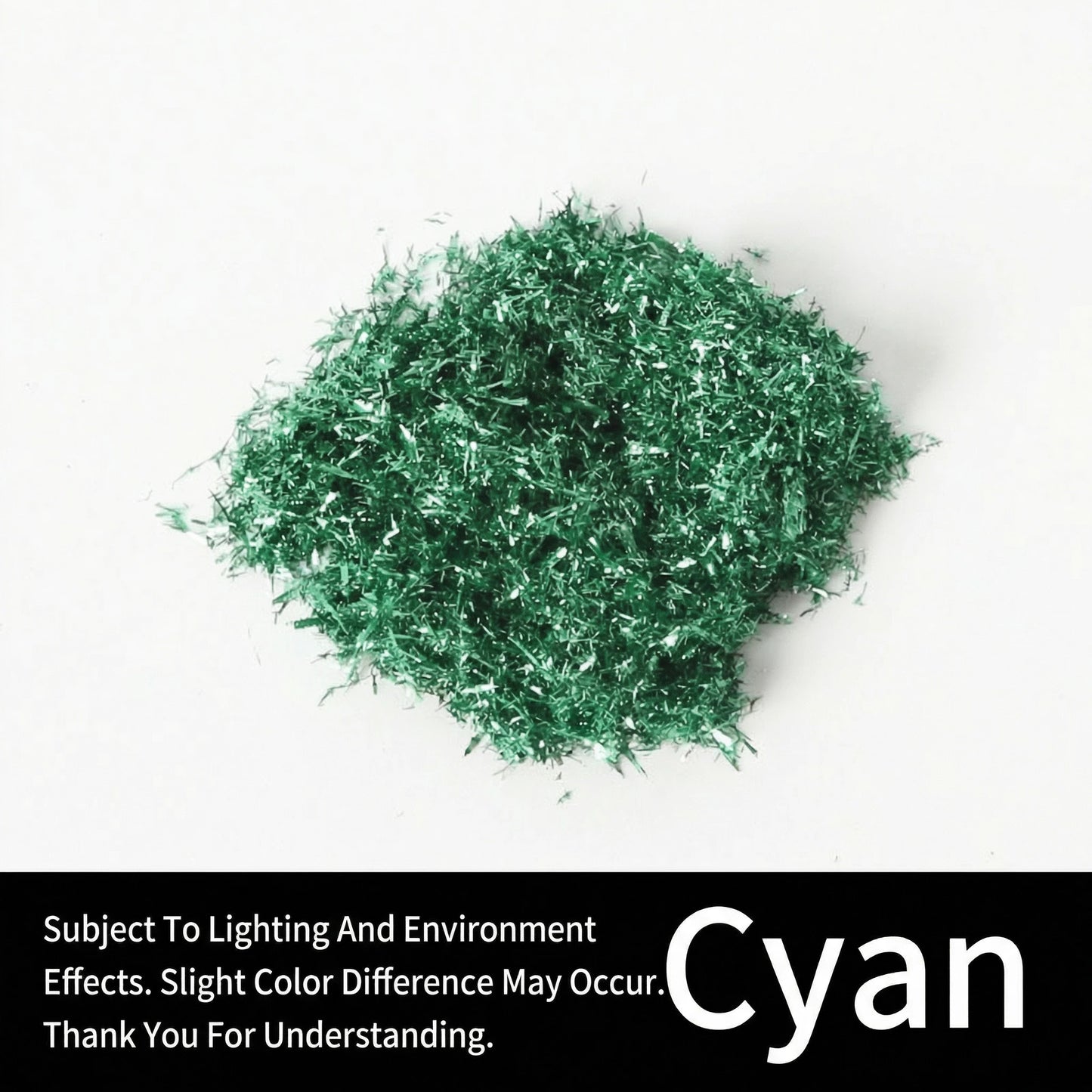 ART EMBOSS Metallic Foil Flakes for Wax Seals Cyan