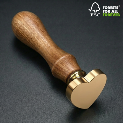 ART EMBOSS Custom Wax Seal Stamp Yes(FSC® Certified Rosewood) HT 26x27mm