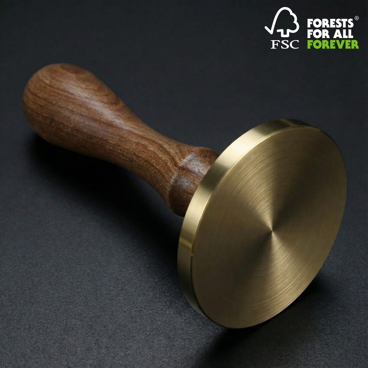 ART EMBOSS Custom Wax Seal Stamp Yes(FSC® Certified Rosewood) RD Ø60mm