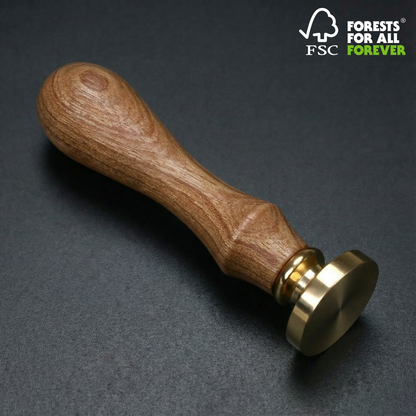 ART EMBOSS Custom Wax Seal Stamp Yes(FSC® Certified Rosewood) RD Ø22mm