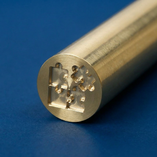 ART EMBOSS Custom Mini Double-Sided Wax Seal Stamp