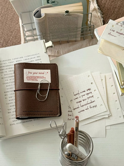 ART EMBOSS M5 Pocket Soft Leather Refillable Organiser