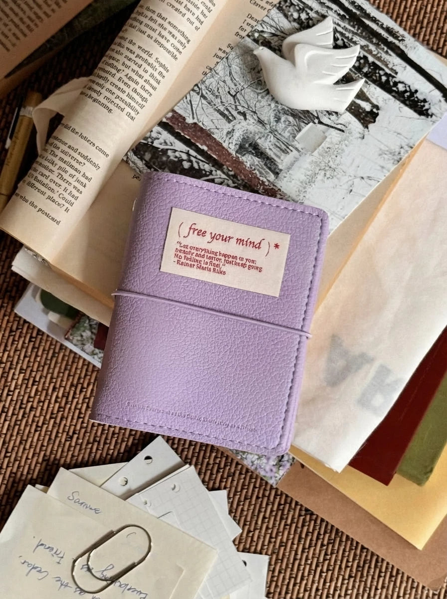 ART EMBOSS M5 Pocket Soft Leather Refillable Organiser