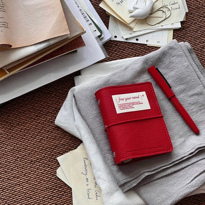 ART EMBOSS M5 Pocket Soft Leather Refillable Organiser
