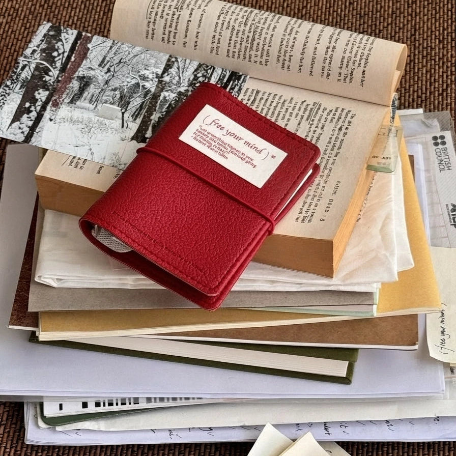 ART EMBOSS M5 Pocket Soft Leather Refillable Organiser