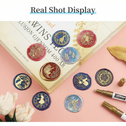 ART EMBOSS 10 Colors Wax Seal Pen