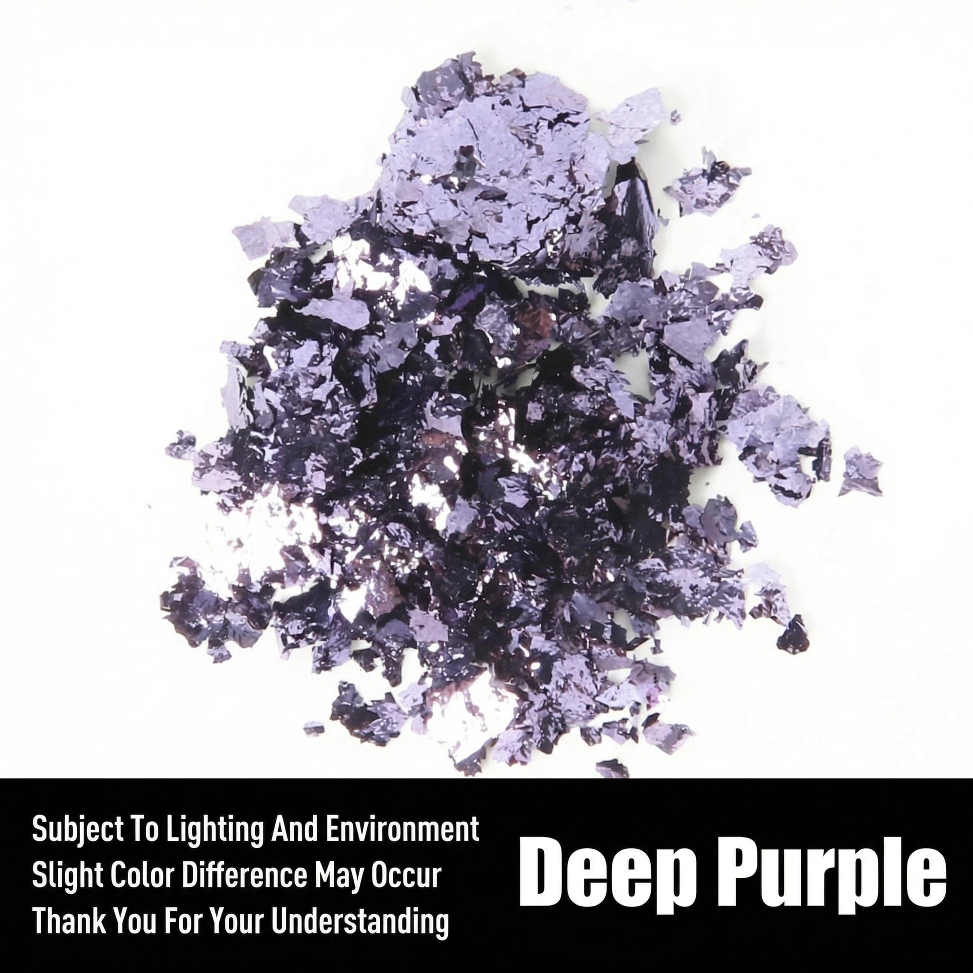 ART EMBOSS Metallic Foil Flakes for Wax Seals Dark purple