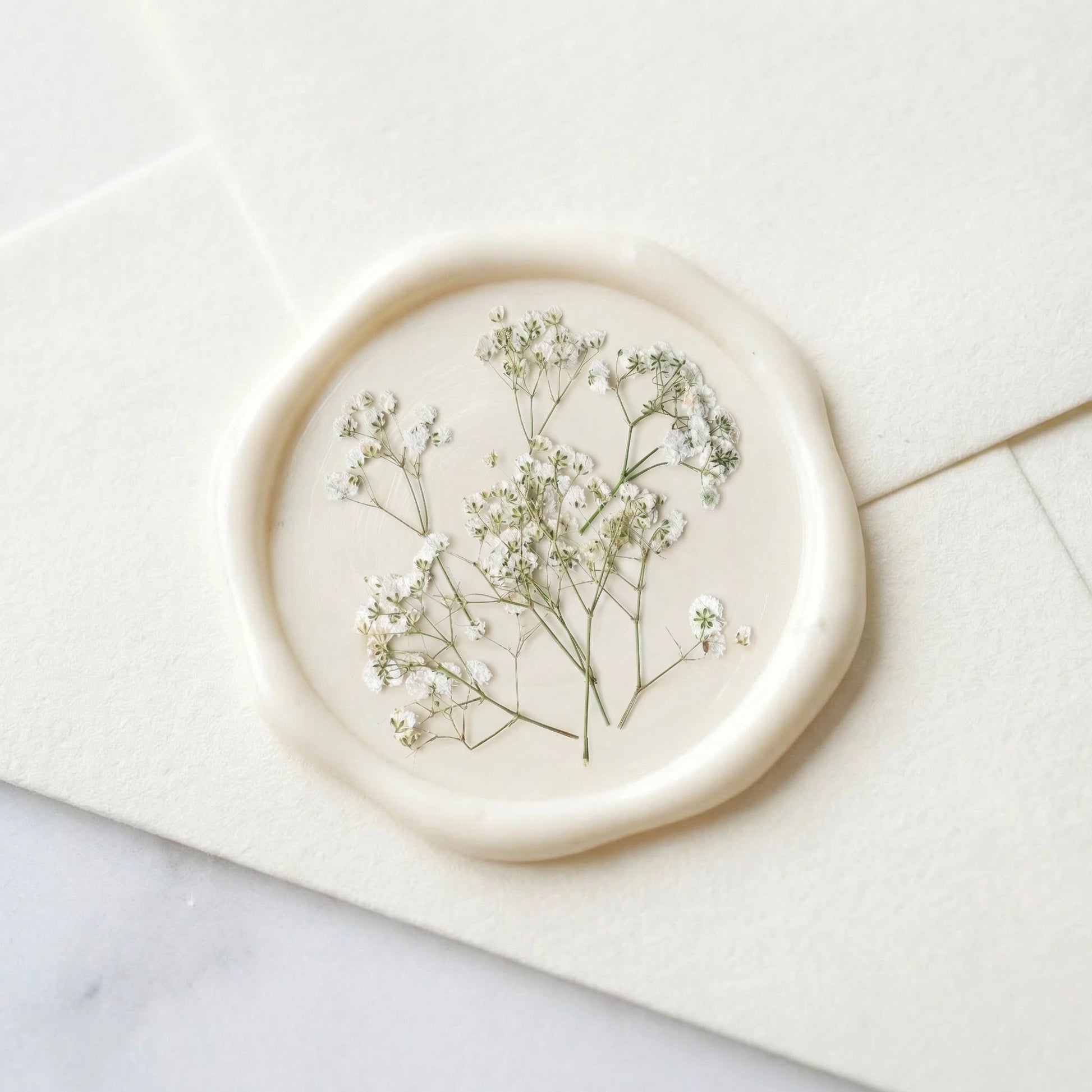 ART EMBOSS Gypsophila Dried Flowers for Wax Seal