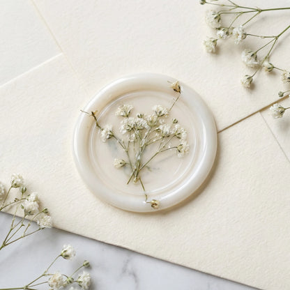 ART EMBOSS Gypsophila Dried Flowers for Wax Seal