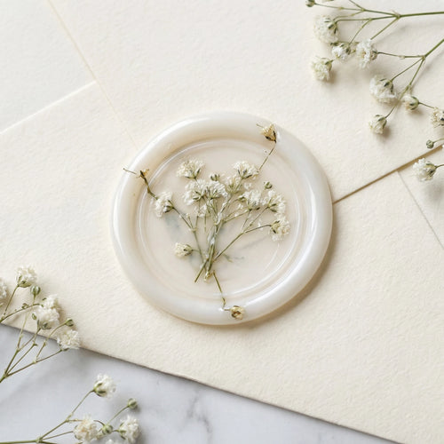 ART EMBOSS Gypsophila Dried Flowers for Wax Seal