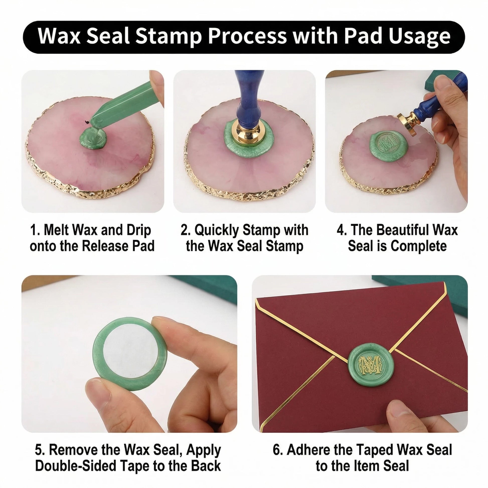 ART EMBOSS 5-piece Sealing Wax Sticks(80 colors)