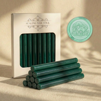Ice crystal round wax-green