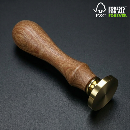 ART EMBOSS Custom Wax Seal Stamp Yes(FSC® Certified Rosewood) RD Ø25mm