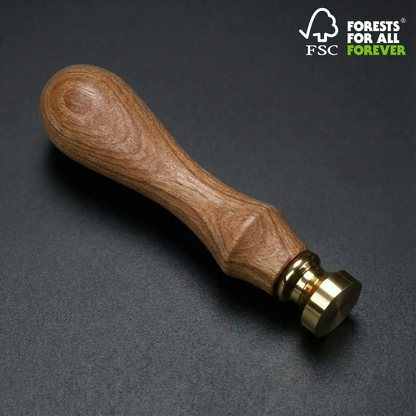 ART EMBOSS Custom Wax Seal Stamp Yes(FSC® Certified Rosewood) RD Ø15mm