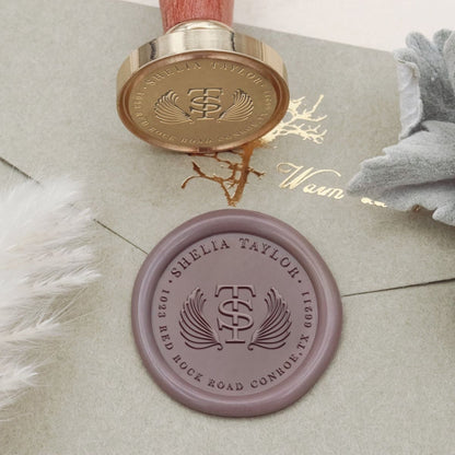 ART EMBOSS Custom Wax Seal Stamp