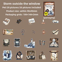 Storm outside the window