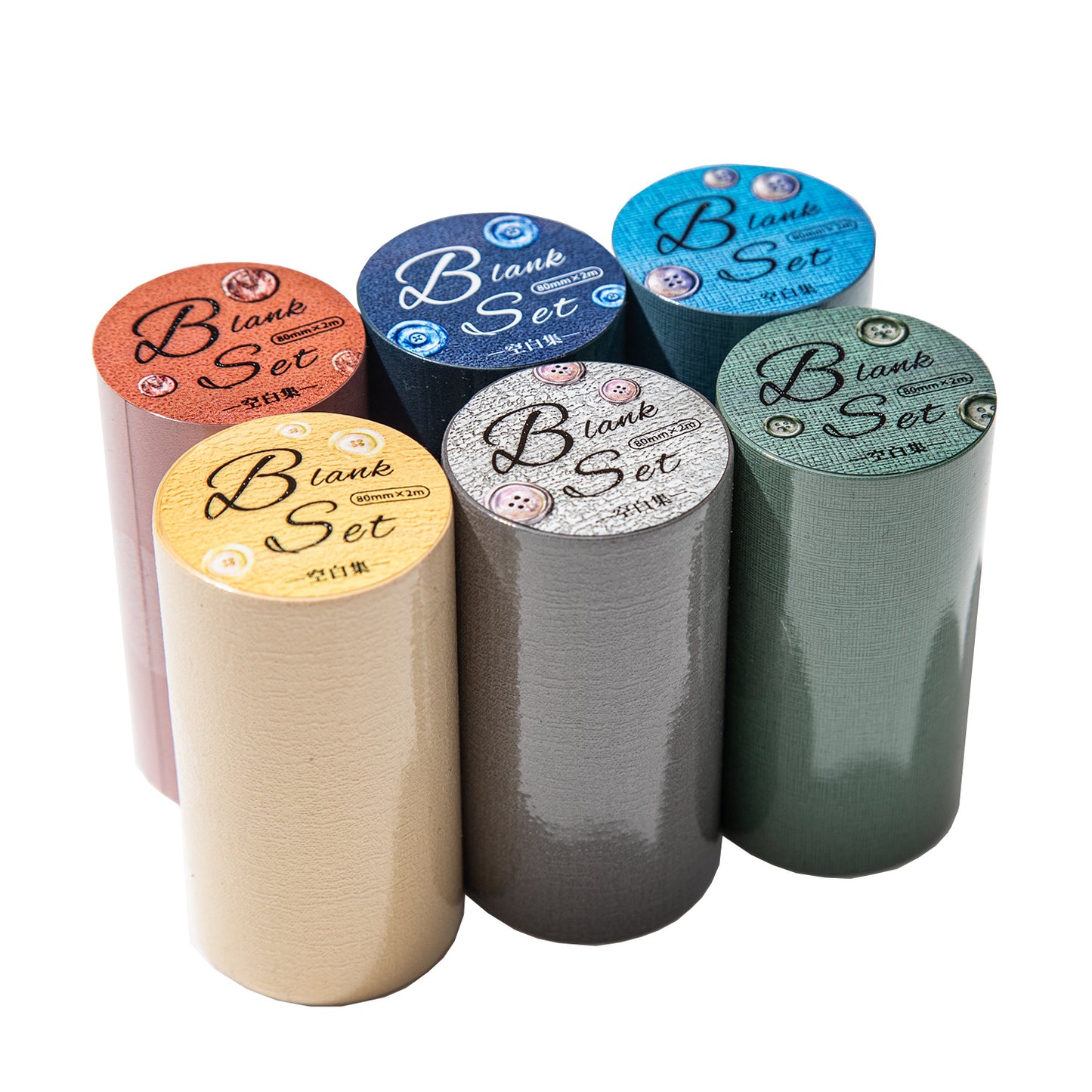 ART EMBOSS Vintage Morandi Paper Roll – Journaling Background Paper (1 Roll)