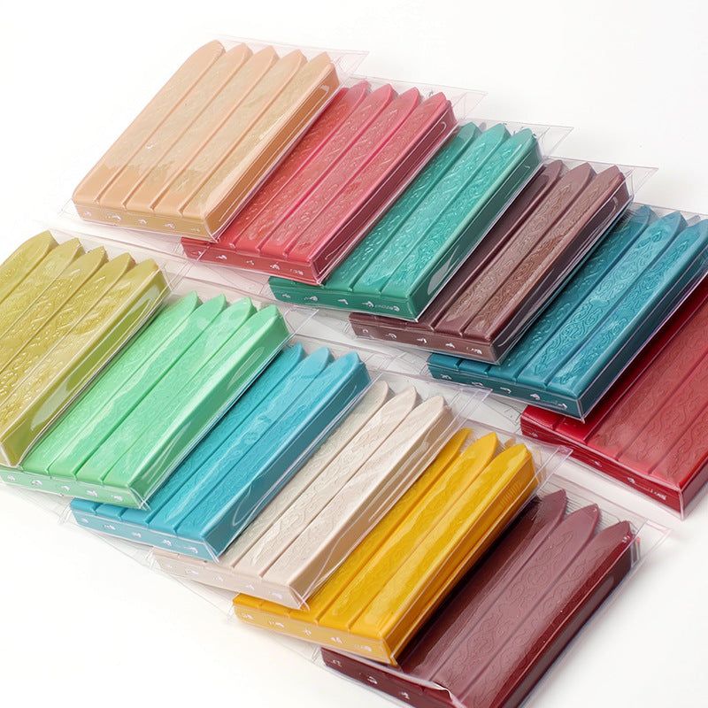 ART EMBOSS 5-piece Sealing Wax Sticks(80 colors)