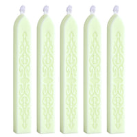 White and green (sword pattern with core, 5 pieces)