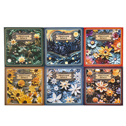 ART EMBOSS Illusion Space Paper Pack – 3D Background Journaling Paper (30 Sheets)