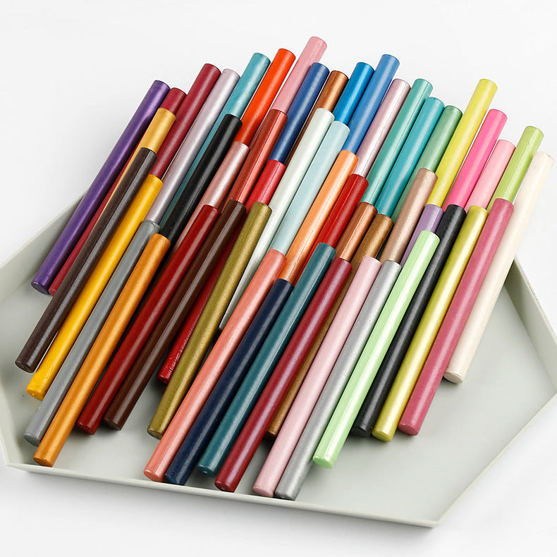 ART EMBOSS 65 Colors Glue Gun Wax Sticks(10pcs)