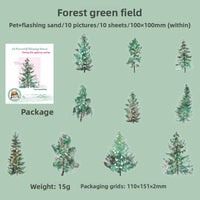 Forest green field