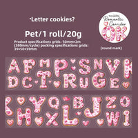 Letter cookies