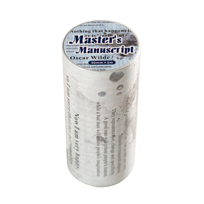 ART EMBOSS Literary Manuscript Washi Sticker Tape (6 Styles)