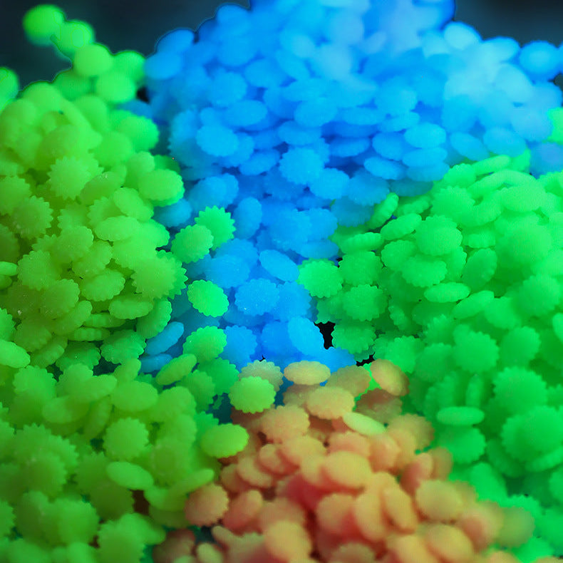 ART EMBOSS 5 Colors Semi-transparent Night Luminous Sealing Wax Beads(100pcs)
