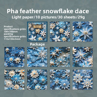Feather snowflake