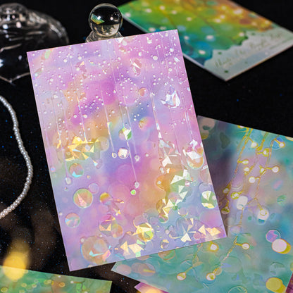 ART EMBOSS Sparkling Lights Sticker Pack – Light-Themed Stickers (5 Sheets)