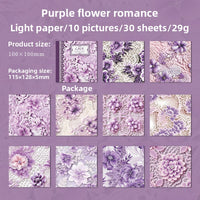 Purple flower romance