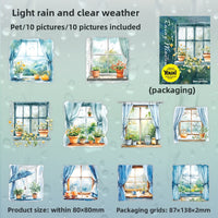 Light rain and clear weather