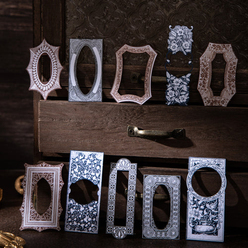 ART EMBOSS Old Dreams Border Sticker Pack(20 Sheets)
