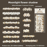 Moonlight flower shadow
