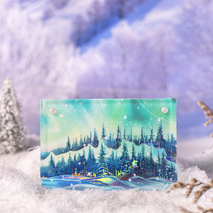 ART EMBOSS Winter Prelude PET Sticker Tape – Winter Scenery Tape (6 Styles)