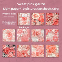 Sweet pink gauze