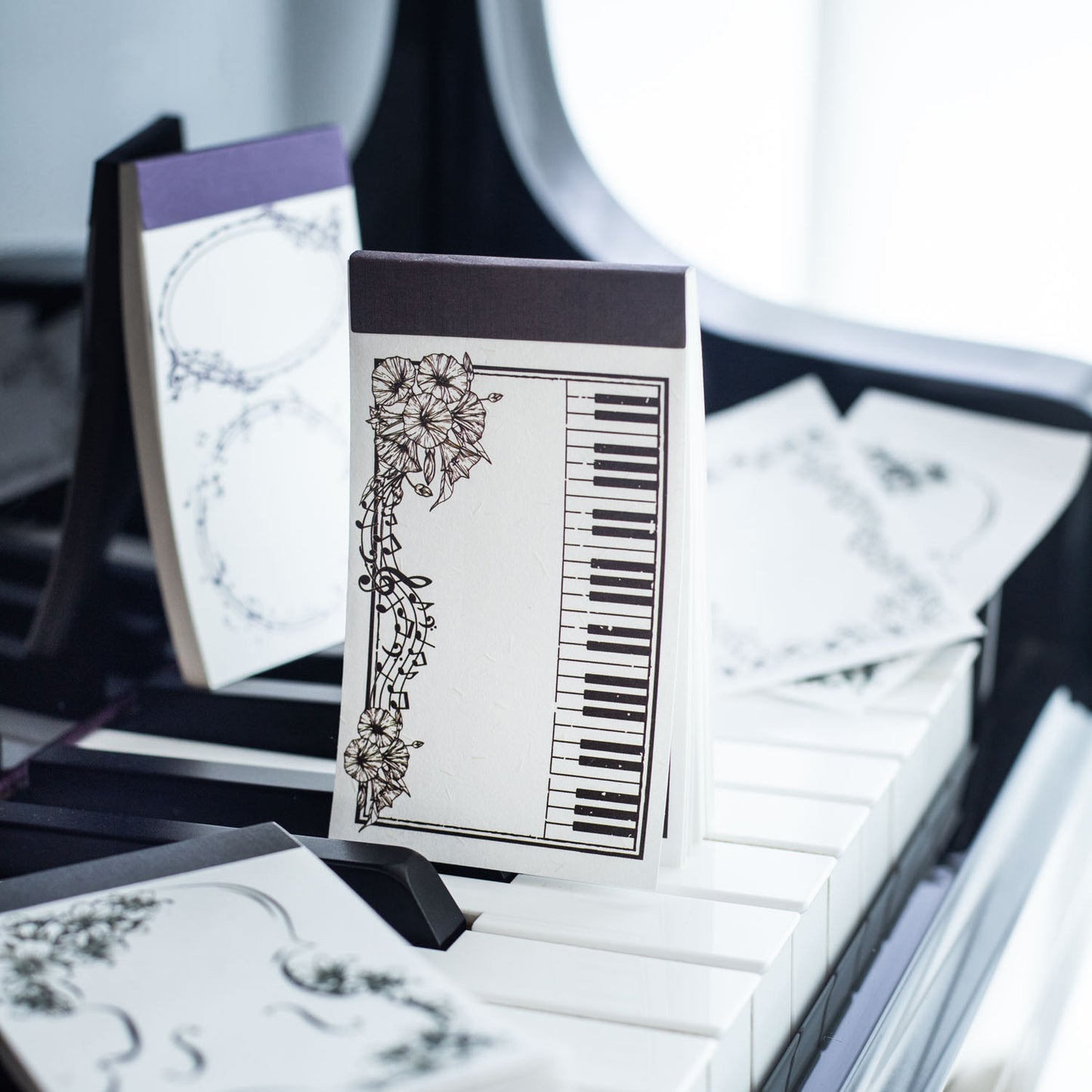 ART EMBOSS Garden Symphony Notepad Set – Floral Memo Paper (30 Pieces)