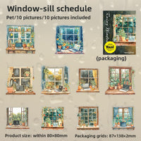 Window-sill schedule