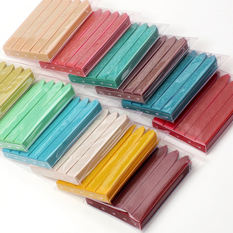 ART EMBOSS 5-piece Sealing Wax Sticks(80 colors)