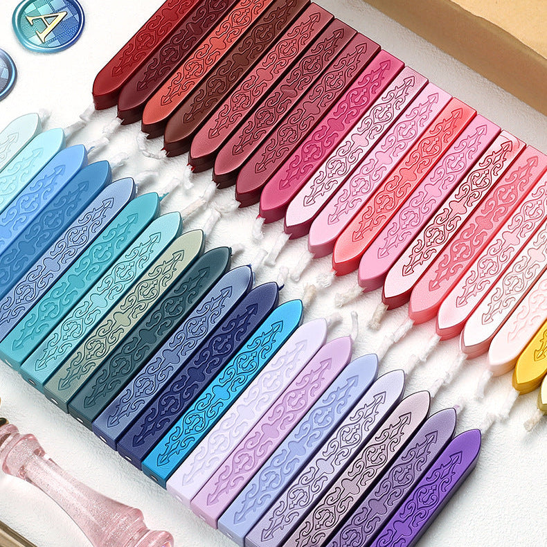 ART EMBOSS 5-piece Sealing Wax Sticks(80 colors)
