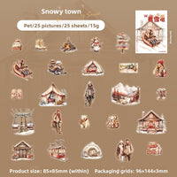 Snowy town