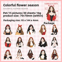 Colorful flower season