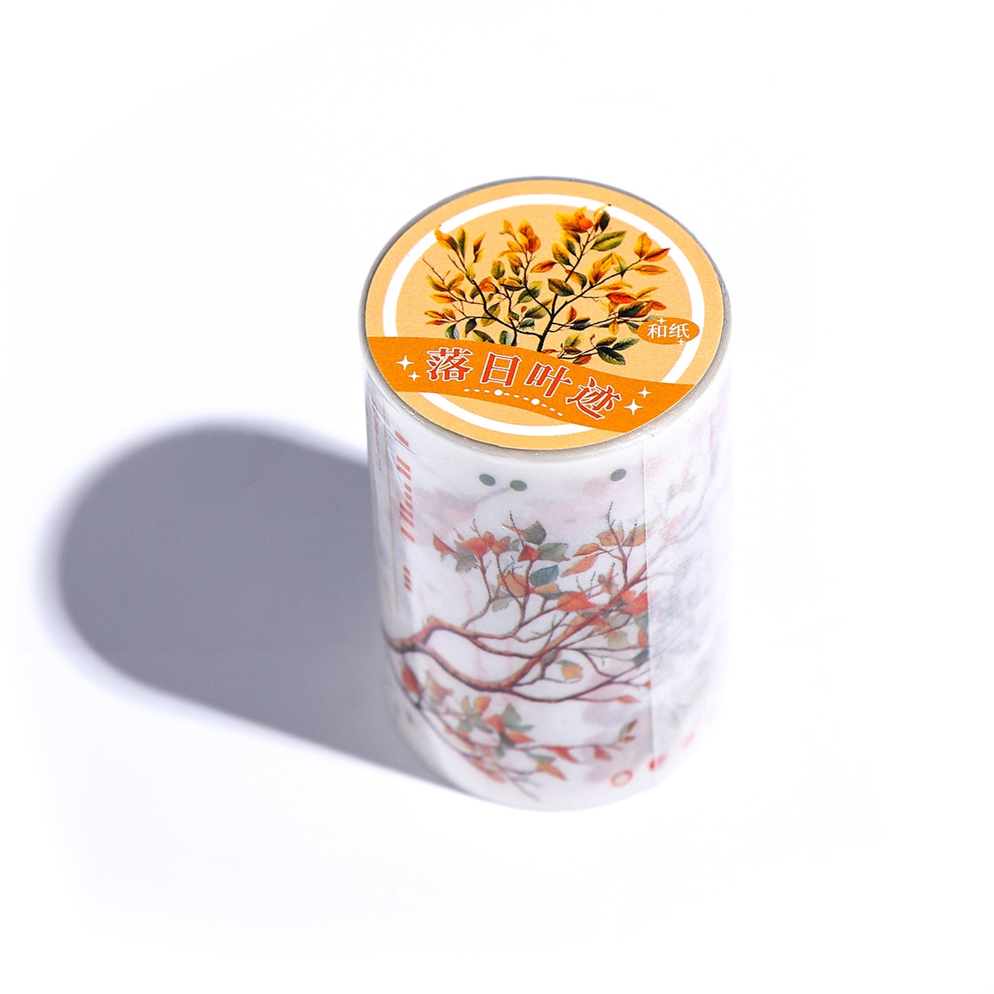 ART EMBOSS Branch & Leaf Notes Sticker Tape – Botanical Tape (6 Styles)
