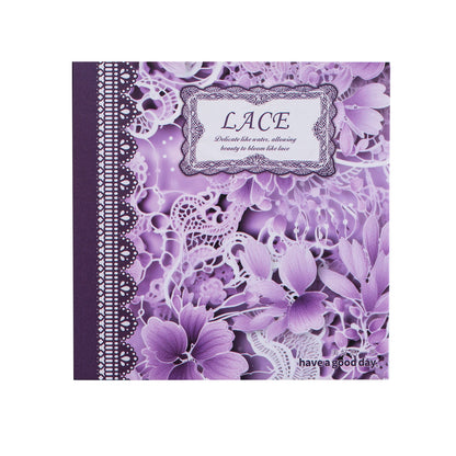 ART EMBOSS Lace Texture Paper Pack – Vintage Background Paper (30 Sheets)