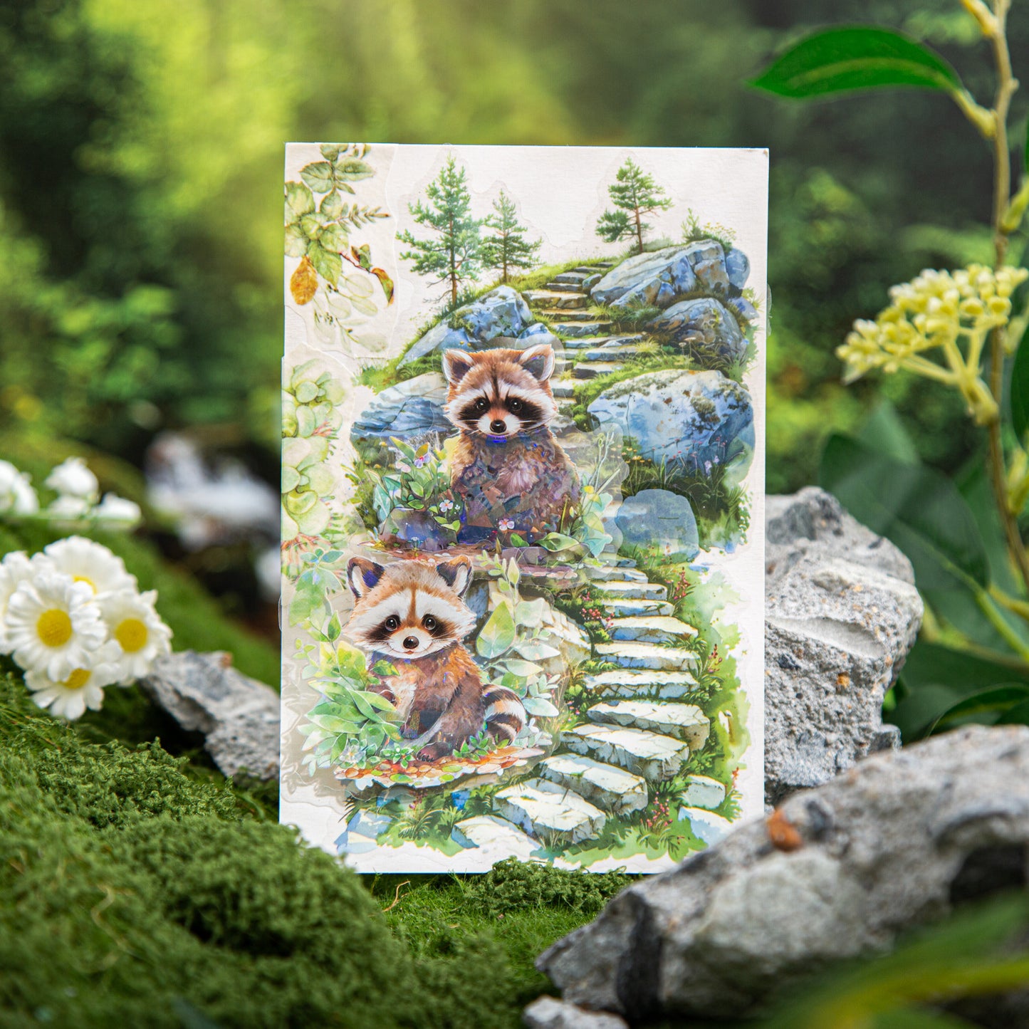ART EMBOSS Steps to the Soul Sticker Pack – Scenic Journaling Stickers (10 Sheets)
