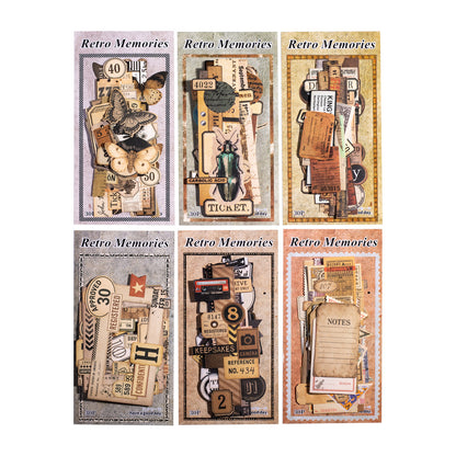 ART EMBOSS Retro Collage Journaling Paper (30 Sheets)