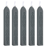 Matte silver gray (sword pattern with core, 5 pieces)