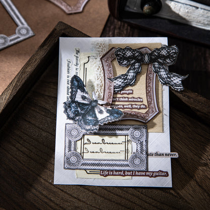 ART EMBOSS Old Dreams Border Sticker Pack(20 Sheets)