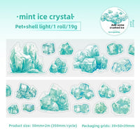 Add some crushed ice series - mint ice crystals